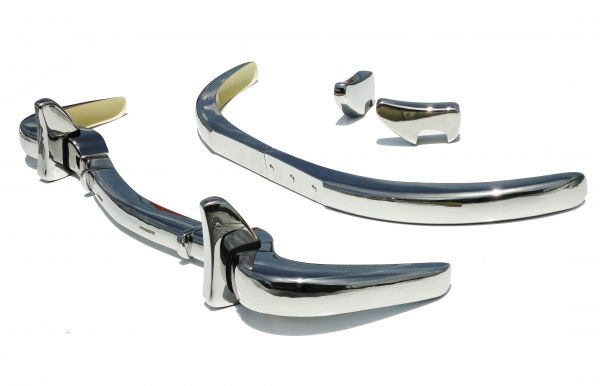 Stainless Steel Bumper Set for the Mercedes 300SL Roadster
